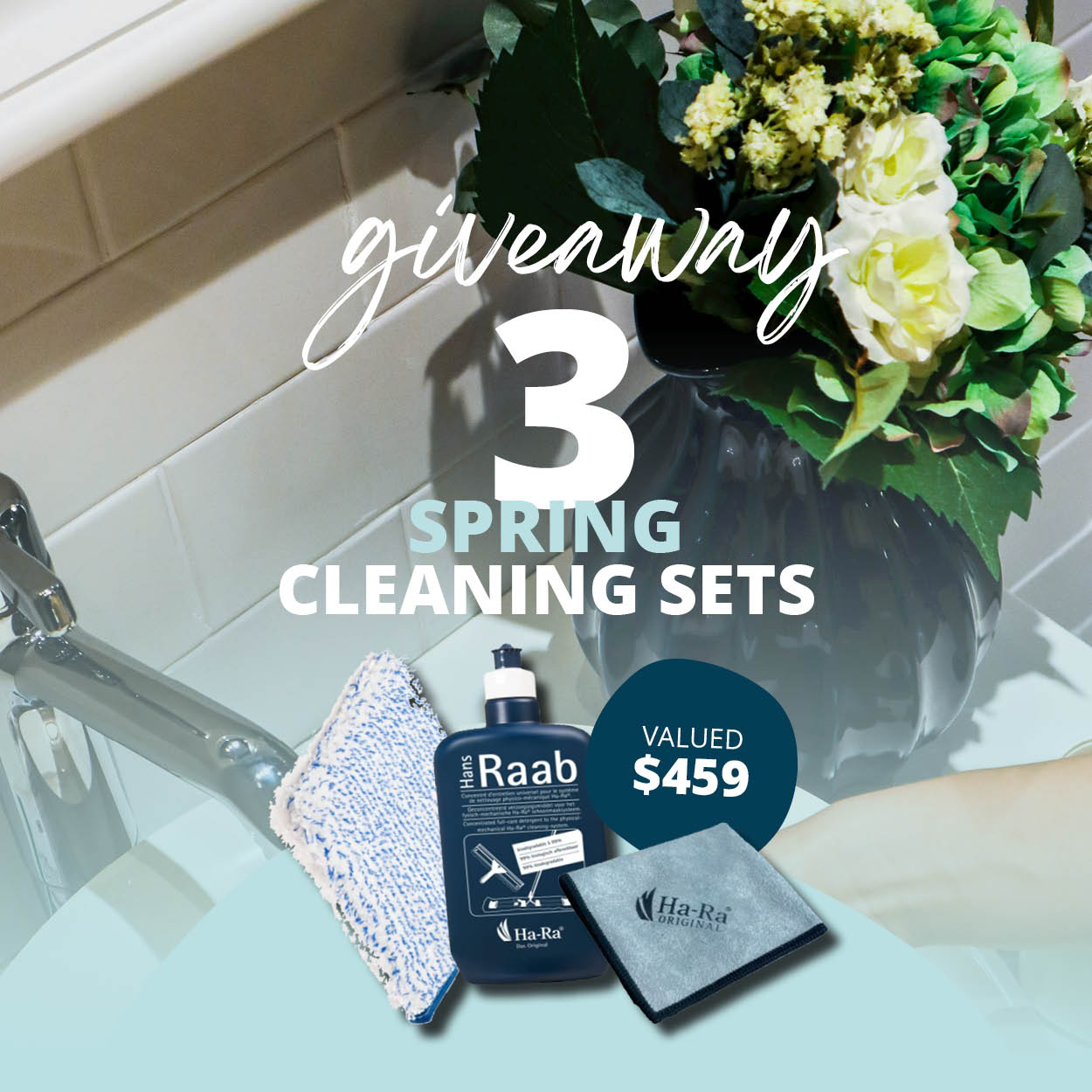 Giveaway: We're giving you a chance to WIN 3 Spring Cleaning Sets